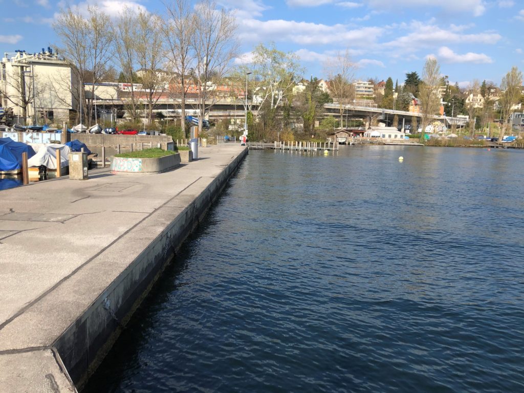 Spot Hafen Tiefenbrunnen_2 Hafenmauer Tiefenbrunnen